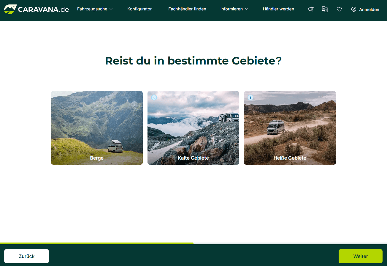 Reist du in bestimmte Gebiete