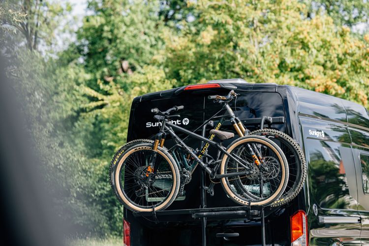 Camping und Fahrradfahren